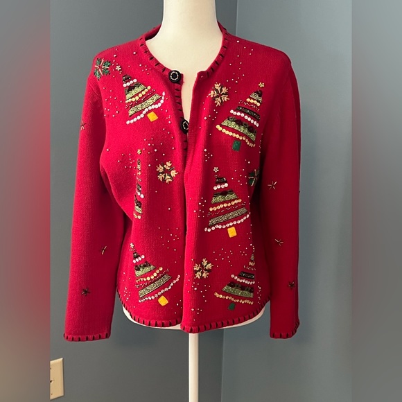 Embroidered Christmas Sweater - Picture 5 of 8